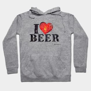 I Love Beer Hoodie